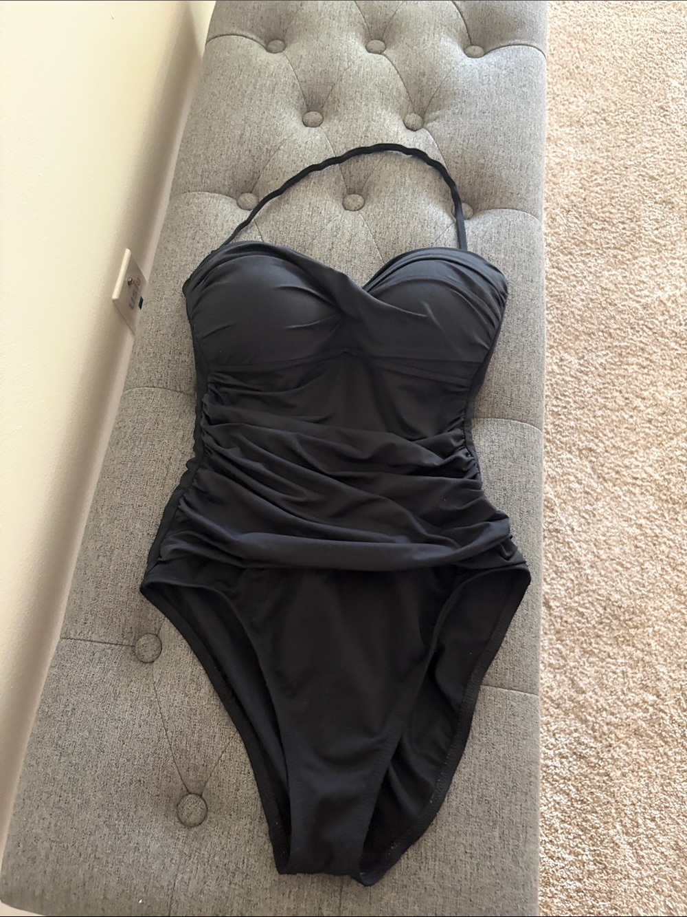 La Blanca Black One-Piece Swimsuit